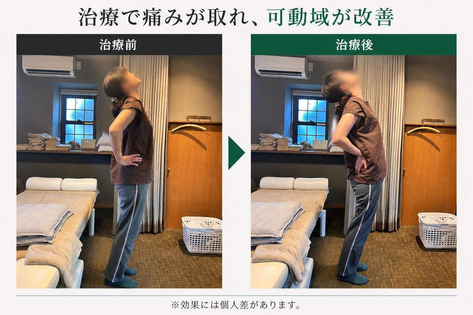 腰痛治療ビフォーアフター